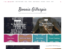 Tablet Screenshot of bonniegillespie.com